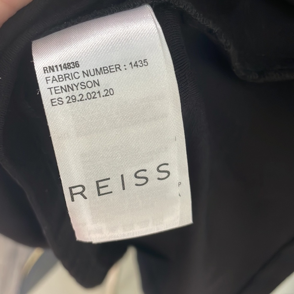 Reiss Tennyson Black Leather Dress - Picture 10 of 11